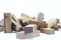 Wooden Toys or Toy Blocks Royalty Free Stock Photo