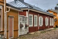 Wooden colourful houses in Porvoo