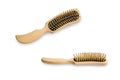 Wooden comb brush Royalty Free Stock Photo
