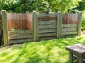 Wooden compost bins