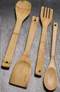 Wooden cooking utensils Royalty Free Stock Photo
