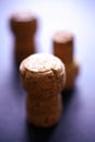Wooden corks close up Royalty Free Stock Photo