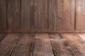 Wooden corner texture background