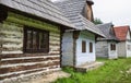 Wooden cottages in village, Slovakia