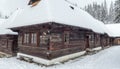 Wooden cottages in Zuberec, Slovakia