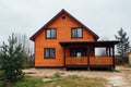 Wooden country house exterior