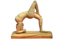 Wooden crafted yoga toys