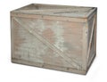 Wooden crate Royalty Free Stock Photo