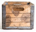 Wooden Crate over white