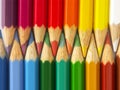 Wooden crayons Royalty Free Stock Photo