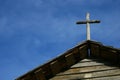 Wooden Cross Blue Sky Royalty Free Stock Photo