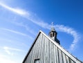 Wooden Cross On Church Steeple With Copy Space Royalty Free Stock Photo