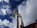 WOODEN CROSS SYMBOL IN HOLY WEEK