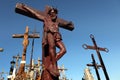 Wooden Crucifix at the Hill of Crosses