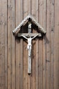 Wooden crucifix Royalty Free Stock Photo