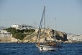 Wooden cruise boat