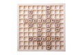 Wooden Cubes, Blocks with the text training, fitness, motivation, gym, work, passion