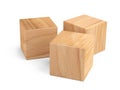 Wooden cubes for conceptual design. Education game