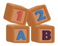 wooden cubes toys