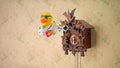 Wooden cuckoo clock Royalty Free Stock Photo