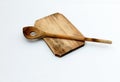 Wooden cutboard and kitchen tools Royalty Free Stock Photo