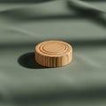 The rigid structure of the wooden piece. Shadows are cast on the Royalty Free Stock Photo