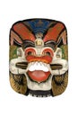 Wooden Dayak Mask Royalty Free Stock Photo