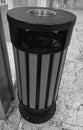 wooden Decorative outdoor trash bin,public dustbins