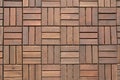 Wooden decorative portable floor. Pattern background Royalty Free Stock Photo