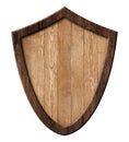 Wooden defense protection shield board made of natural wood with dark frame