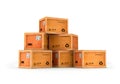 Wooden delivery boxes ,