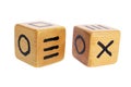 Wooden Dice Royalty Free Stock Photo
