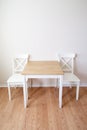 Wooden dinning room table and chairs Royalty Free Stock Photo