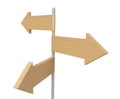 Wooden Direction Sign