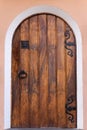 Wooden door Royalty Free Stock Photo