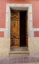 Beautiful wooden door with Carved details