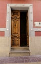 Beautiful wooden door with Carved details