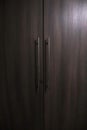 Wooden door from the closet Royalty Free Stock Photo