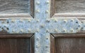 Wooden door, Karamon Gate, Nijo Castle, Kyoto, Japan, detail