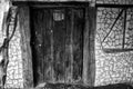 Wooden door lock Royalty Free Stock Photo