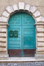 Wooden door. Satriano di Lucania. Italy.