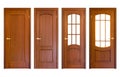 Wooden doors Royalty Free Stock Photo