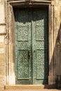 wooden doors, large part of the building as an element of architecture large