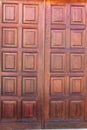 Wooden doors. Royalty Free Stock Photo