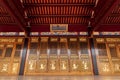 Wooden doors of Poh Hock Seah Twa Peh Kong Temple in George Town, Pulau Pinang