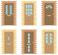 Wooden Doors Set