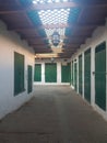 Wooden doors for shops in Tetouan Medina artisan quarter in northern Morocco Royalty Free Stock Photo