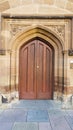 A Wooden Doorway in the Cloisters at Sydney University Royalty Free Stock Photo