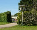 Old wood Dovecote in garden Royalty Free Stock Photo