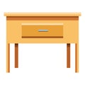 wooden drawer forniture house icon